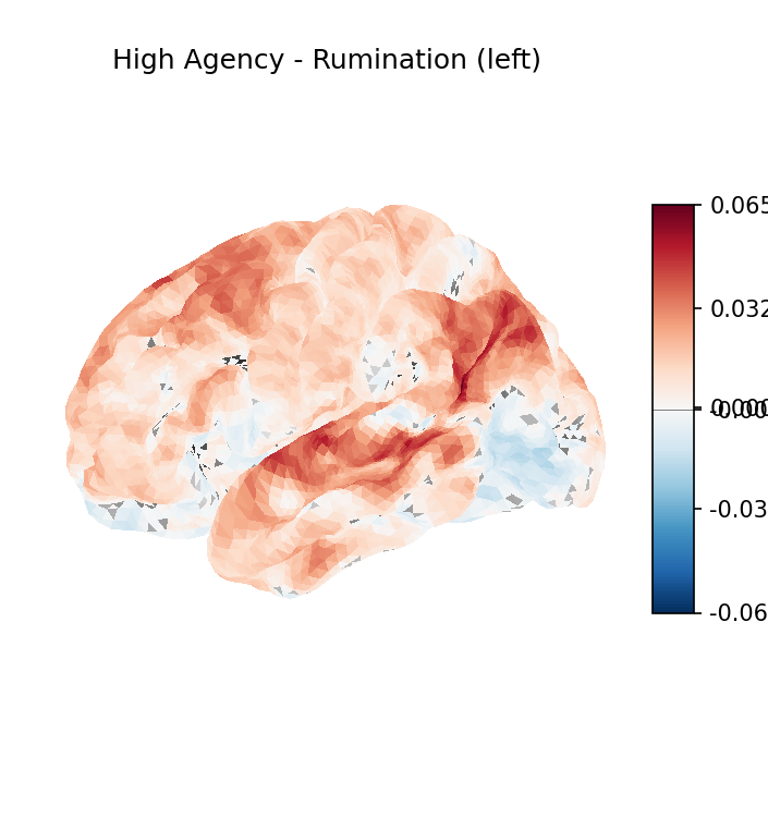HA minus Rumination, left