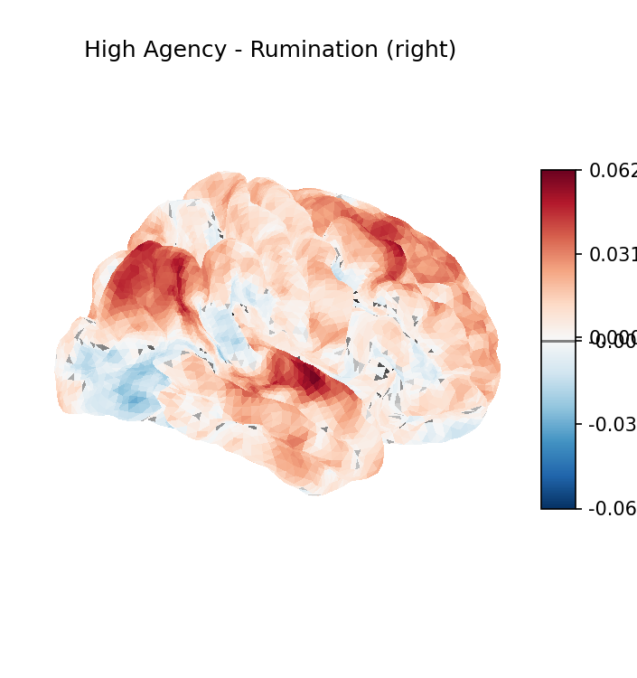 HA minus Rumination, right